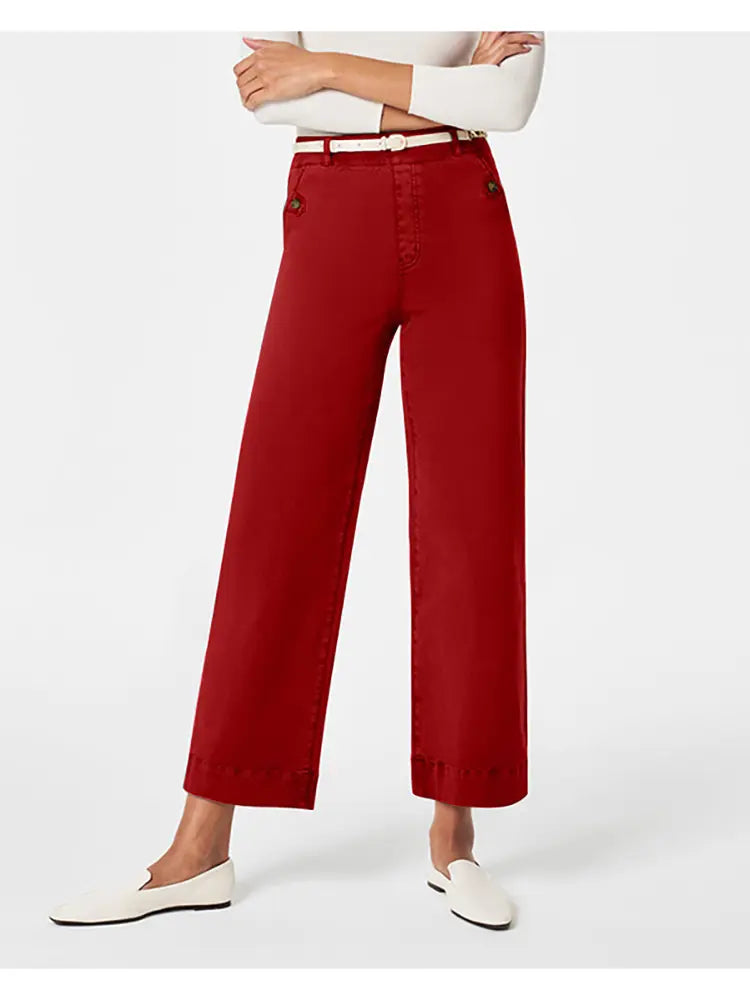 Elena – Wide-Leg Denim Pants With Stretch Comfort