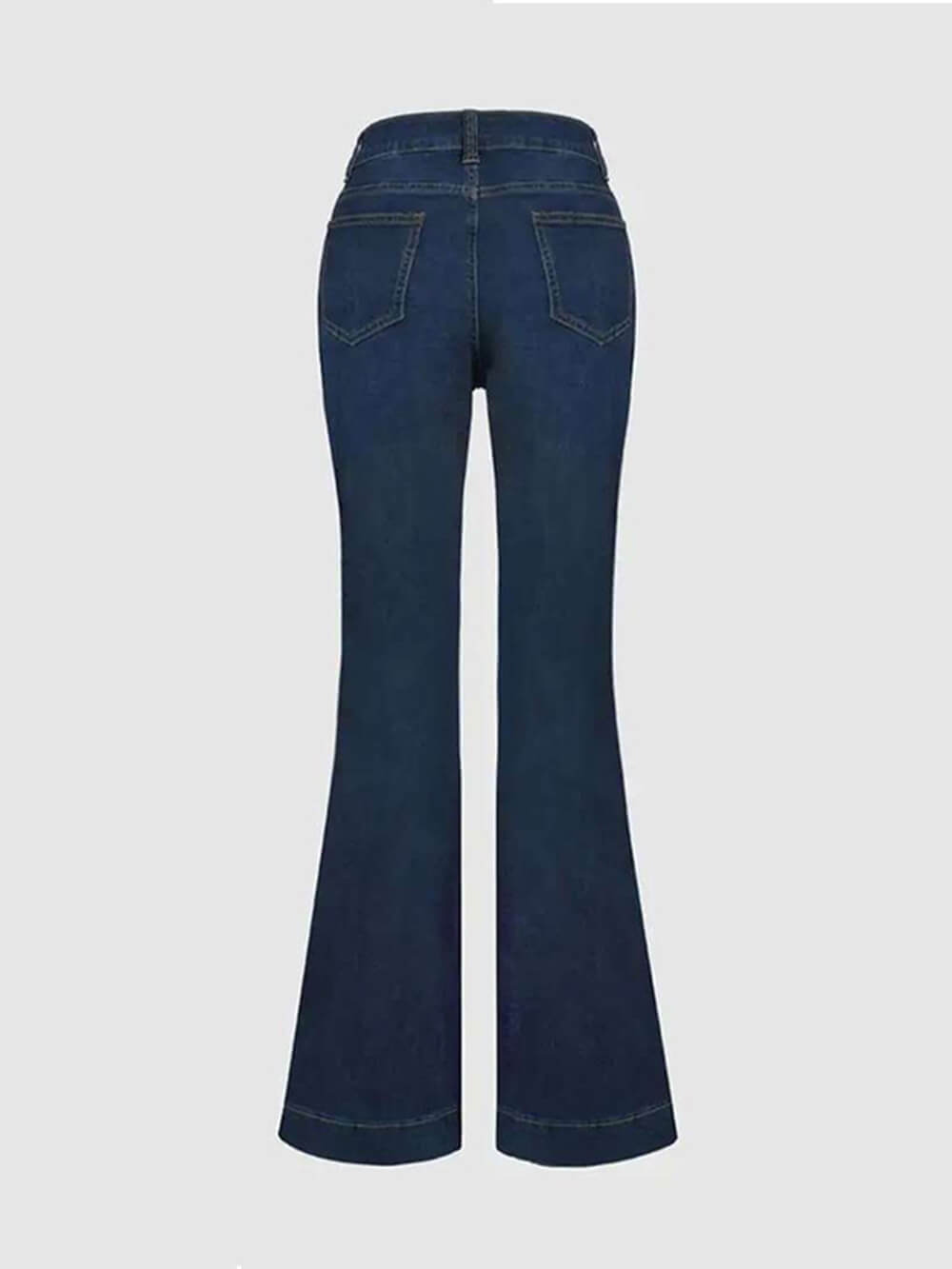 Sophia - High-Waisted Patchwork Flared Jeans