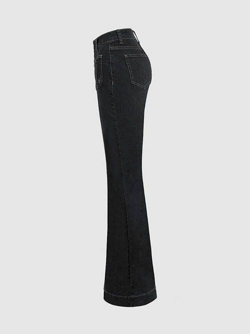 Sophia - High-Waisted Patchwork Flared Jeans