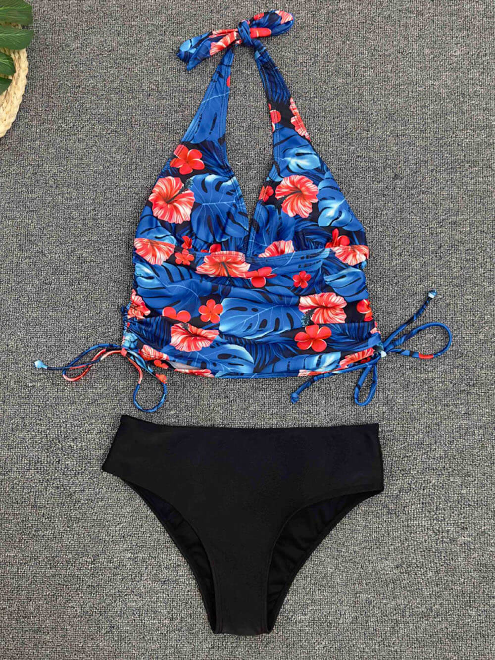 Strappy Chic Split Crossover Bikini