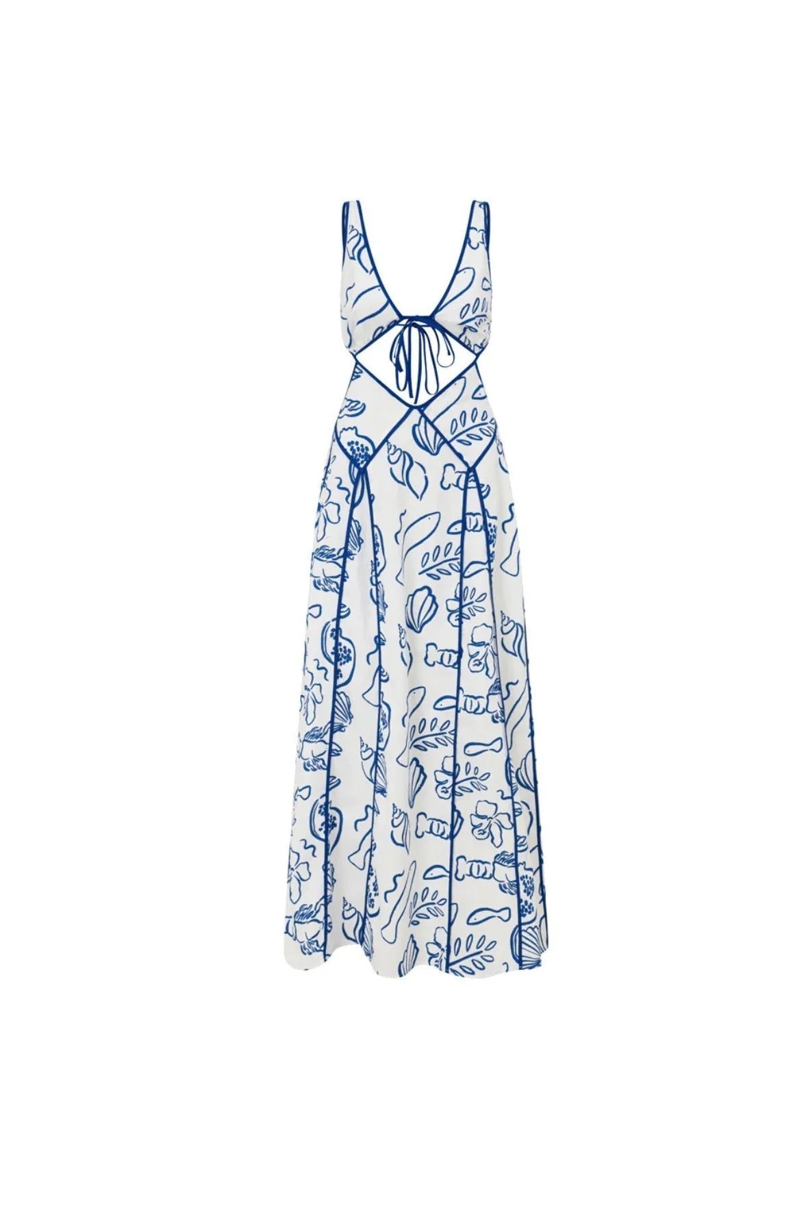Eliska - Shoreline Chic Maxi Dress