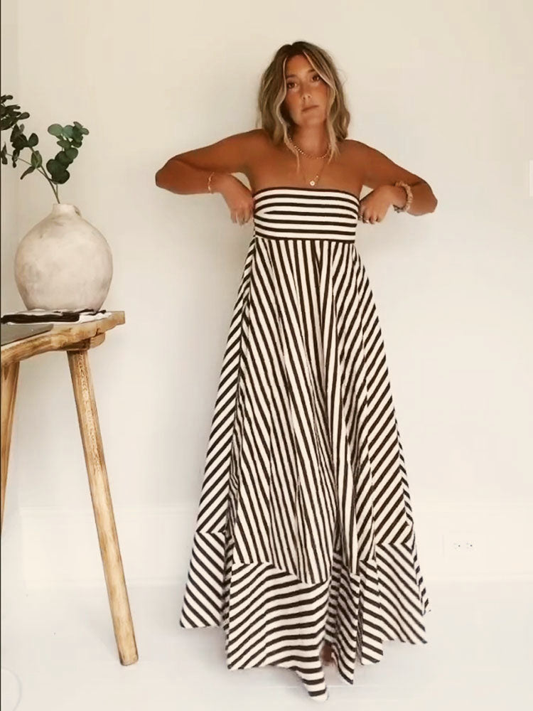 Luna - Ruched Back Maxi Dress