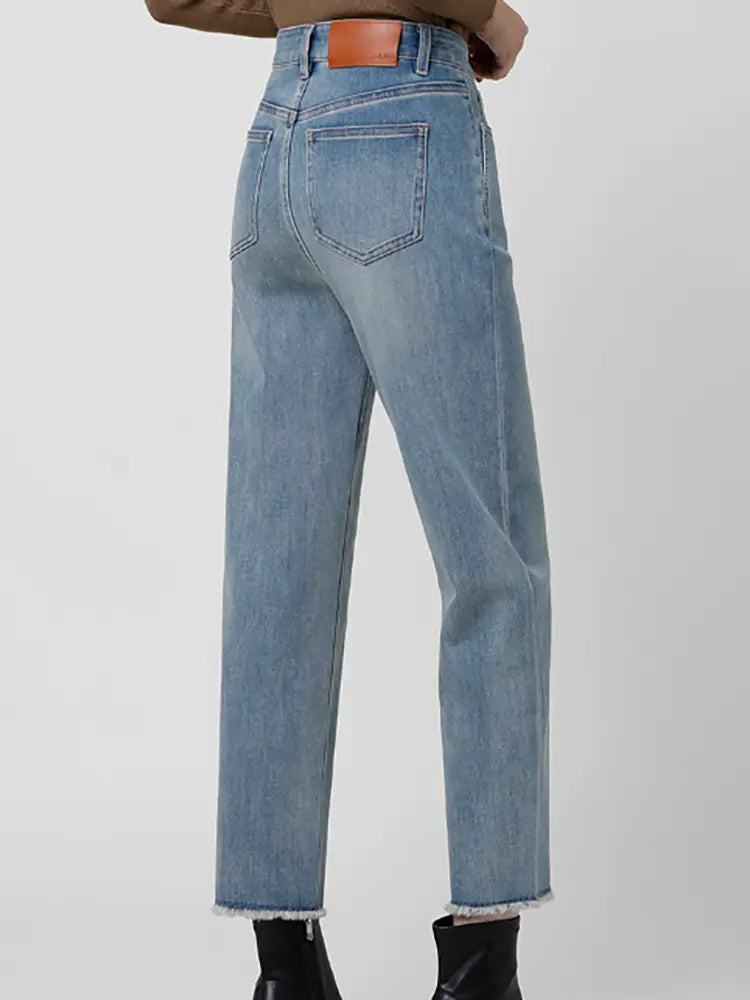 Camille – Cigarette Jeans With Flattering High Waist
