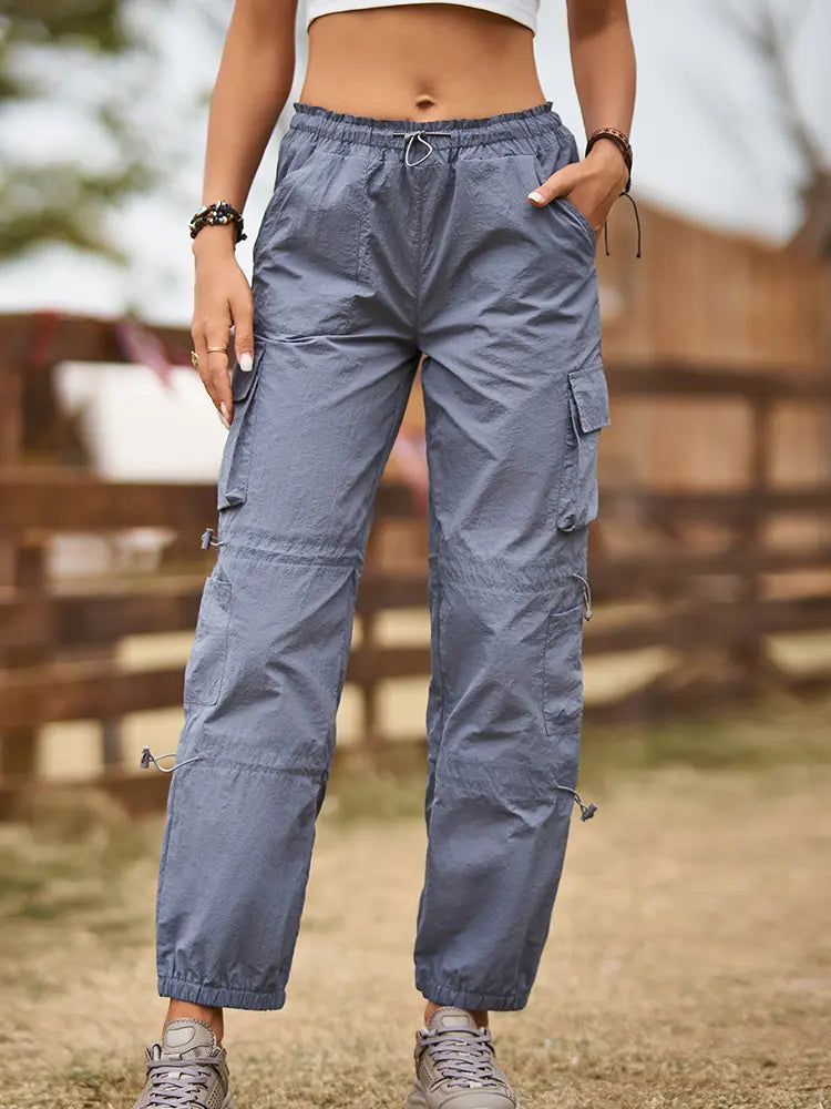 Everyday Adjustable Multi-Pocket Cargo Joggers