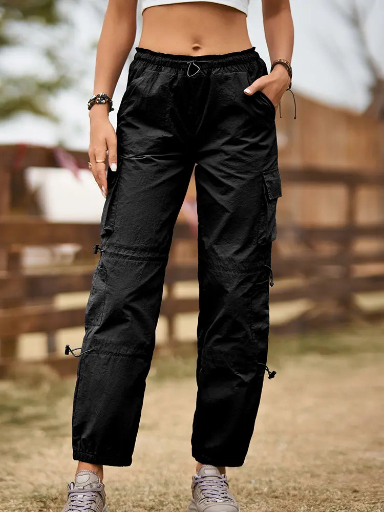 Everyday Adjustable Multi-Pocket Cargo Joggers