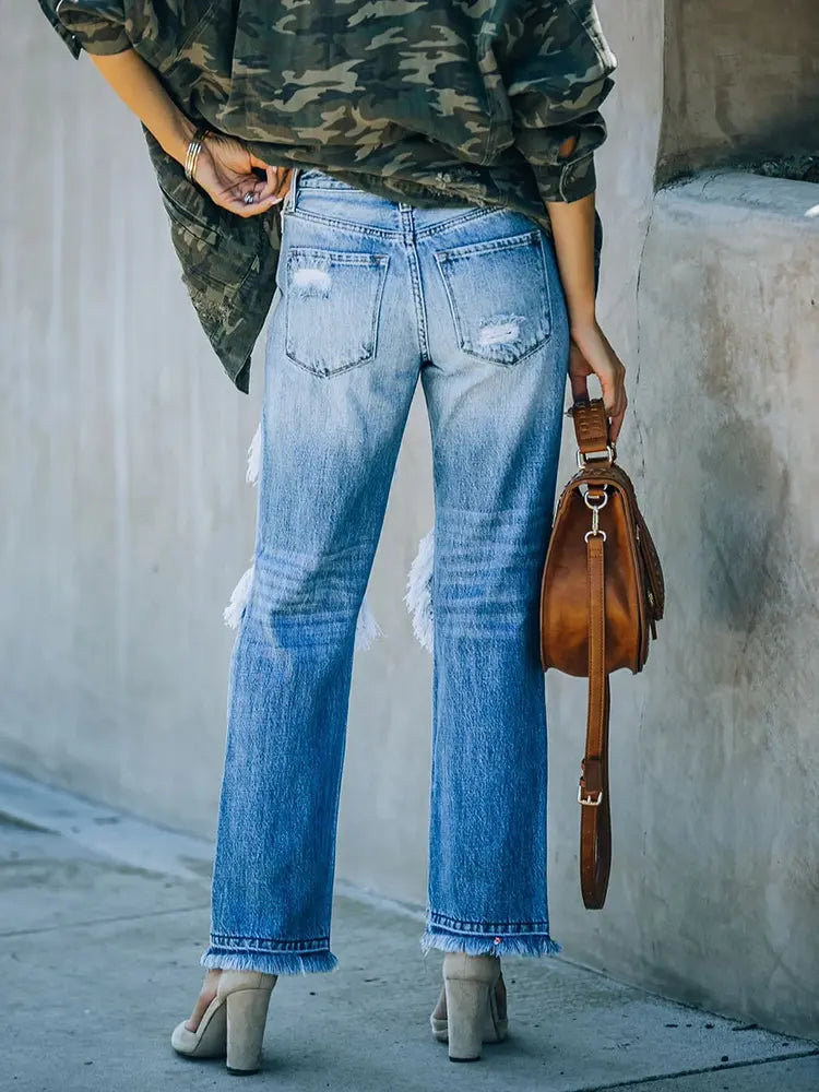 Rebel - Distressed Jeans