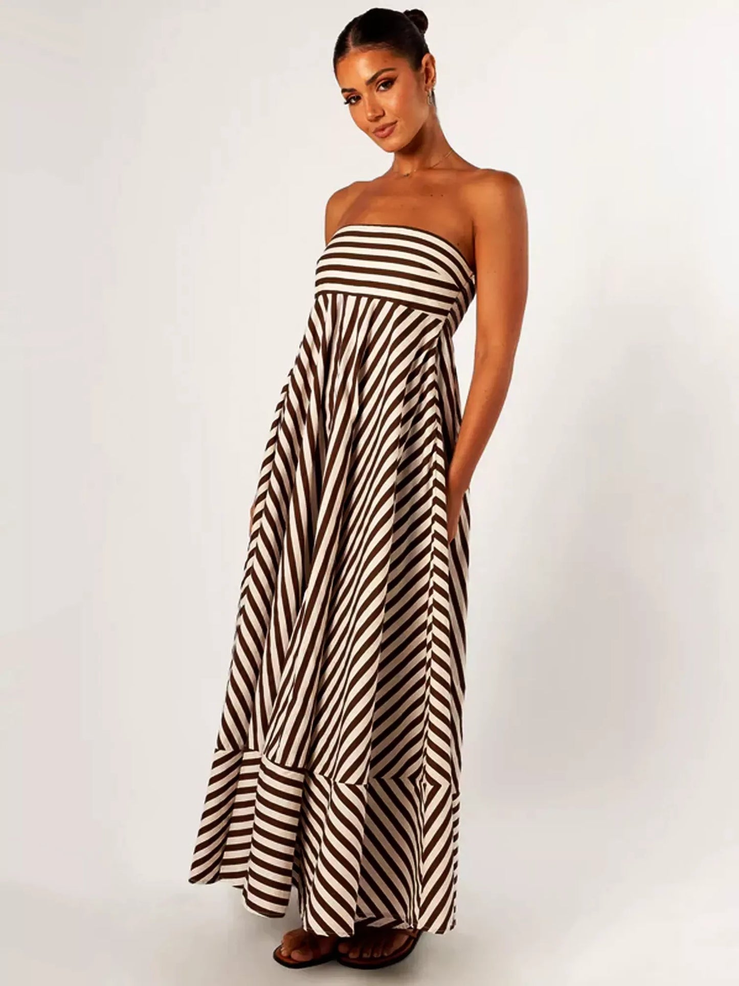 Luna - Ruched Back Maxi Dress