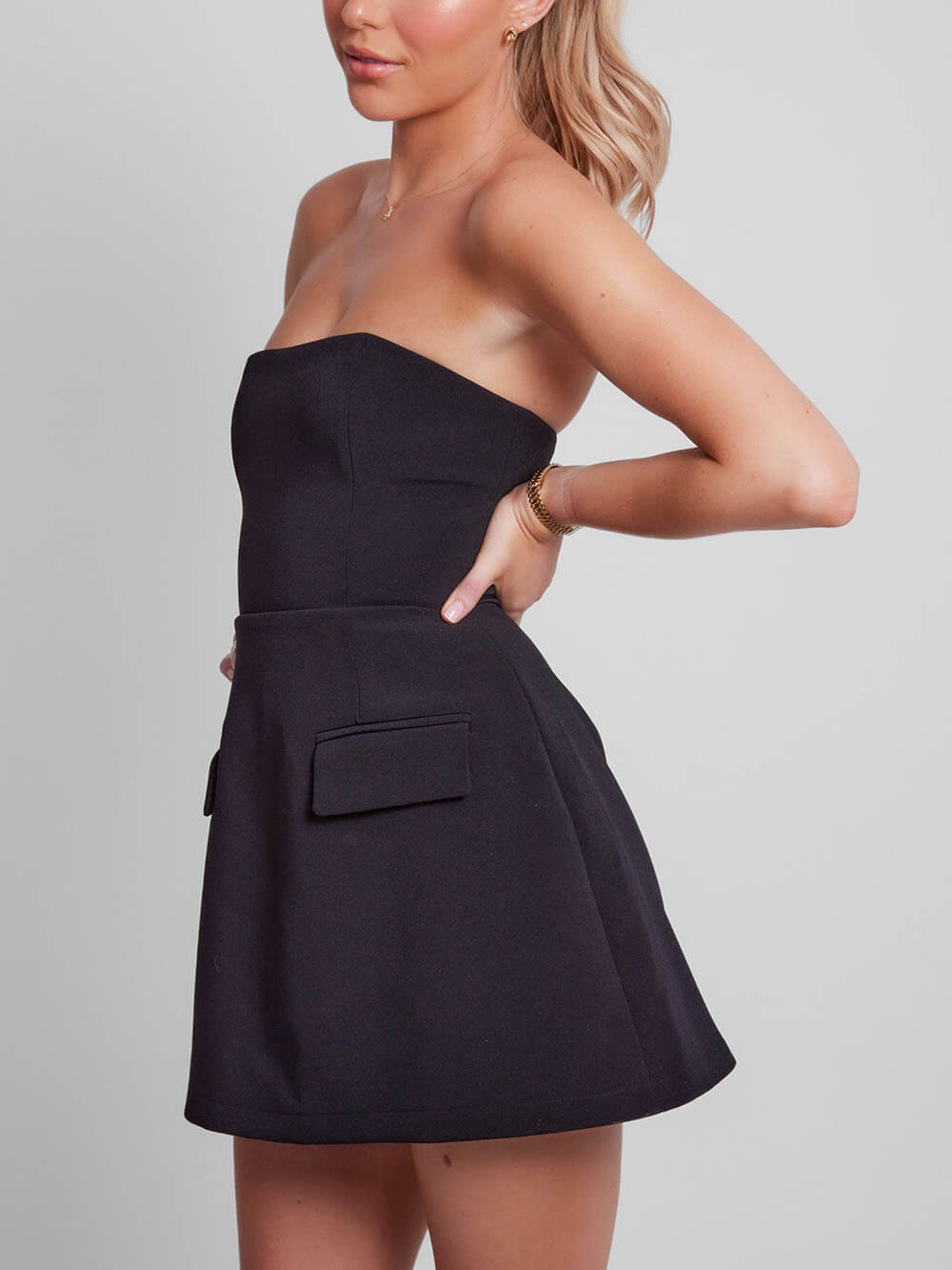 Ultimate Strapless Elegance Dress