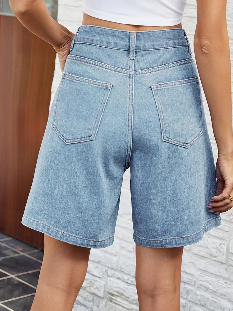 Tessa – Bermuda Shorts With Adjustable Waist