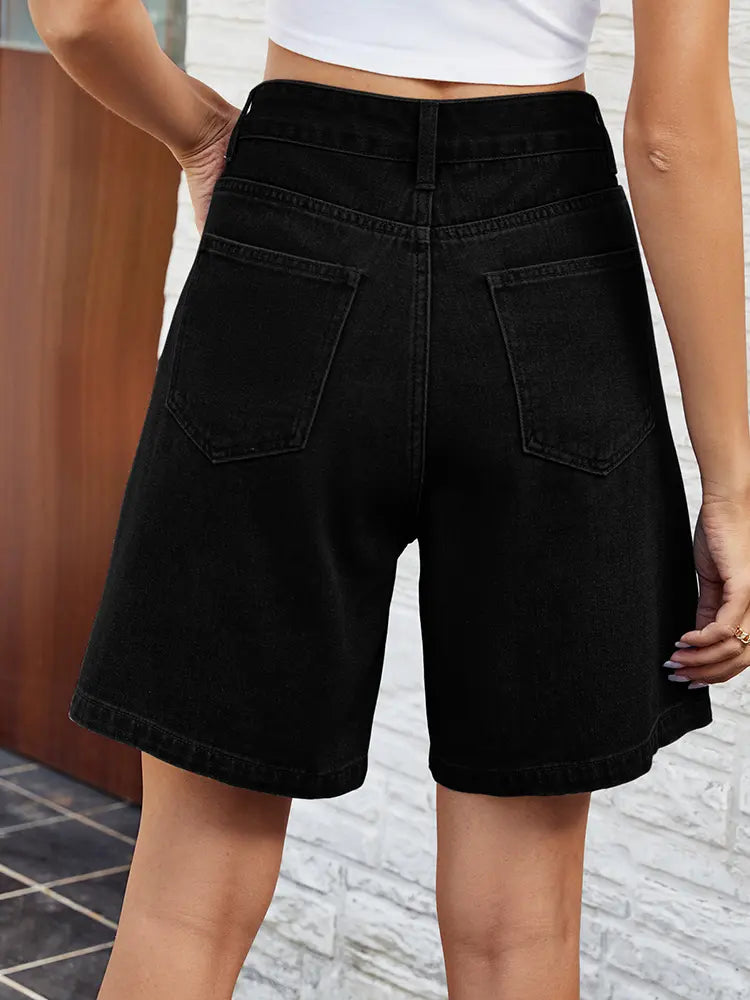 Tessa – Bermuda Shorts With Adjustable Waist