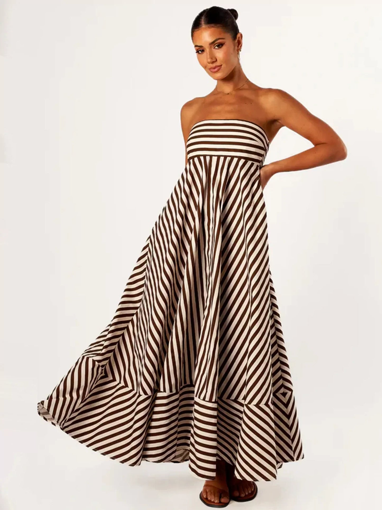 Luna - Ruched Back Maxi Dress