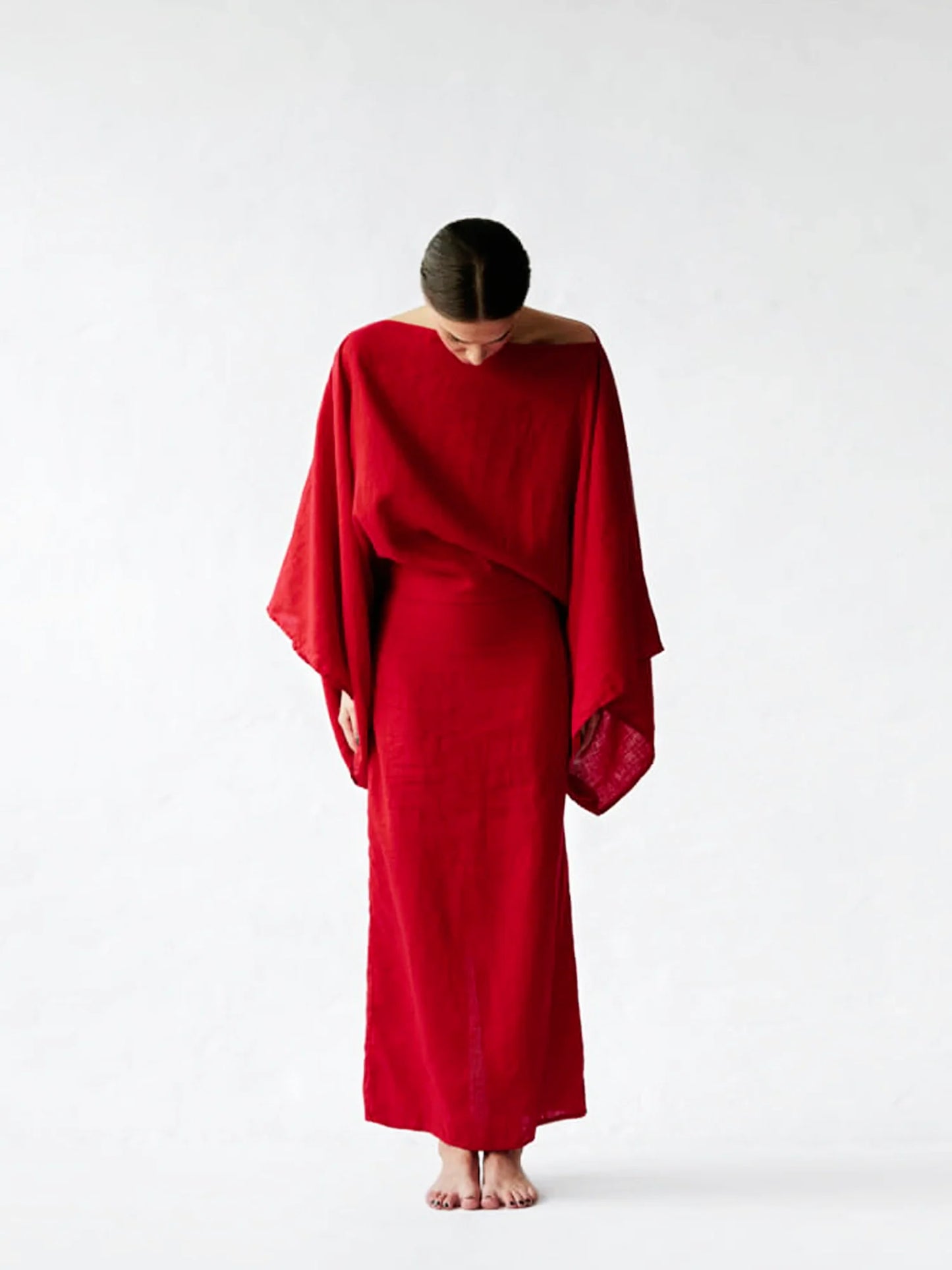 Ren - Linen Breeze Kimono Dress