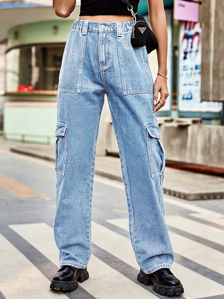 Modern Relaxed Side-Pocket Jeans
