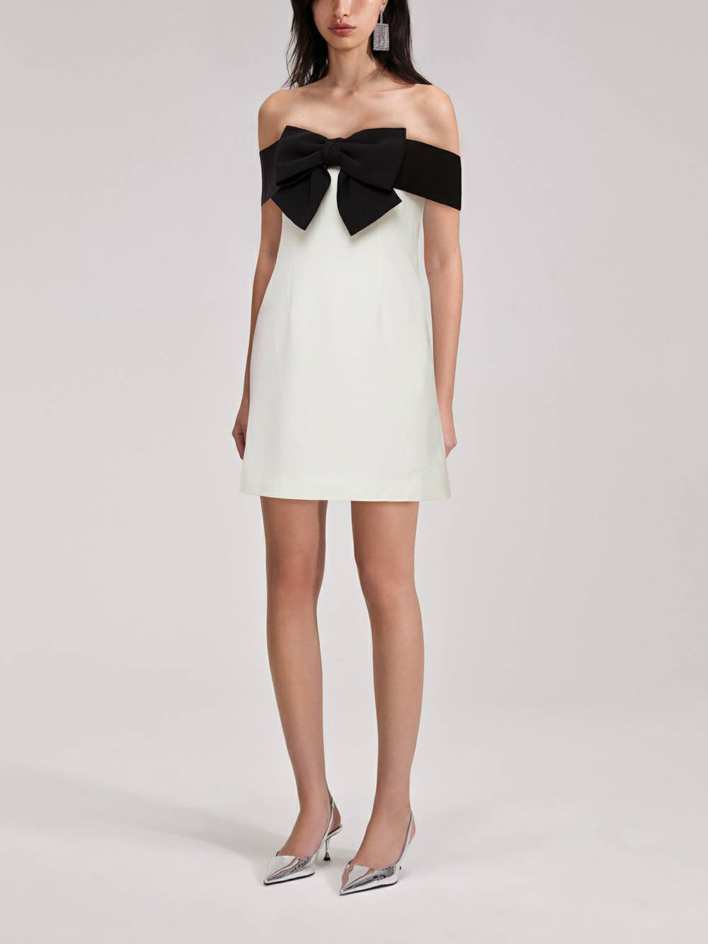 Timeless Off-Shoulder Bow Dress