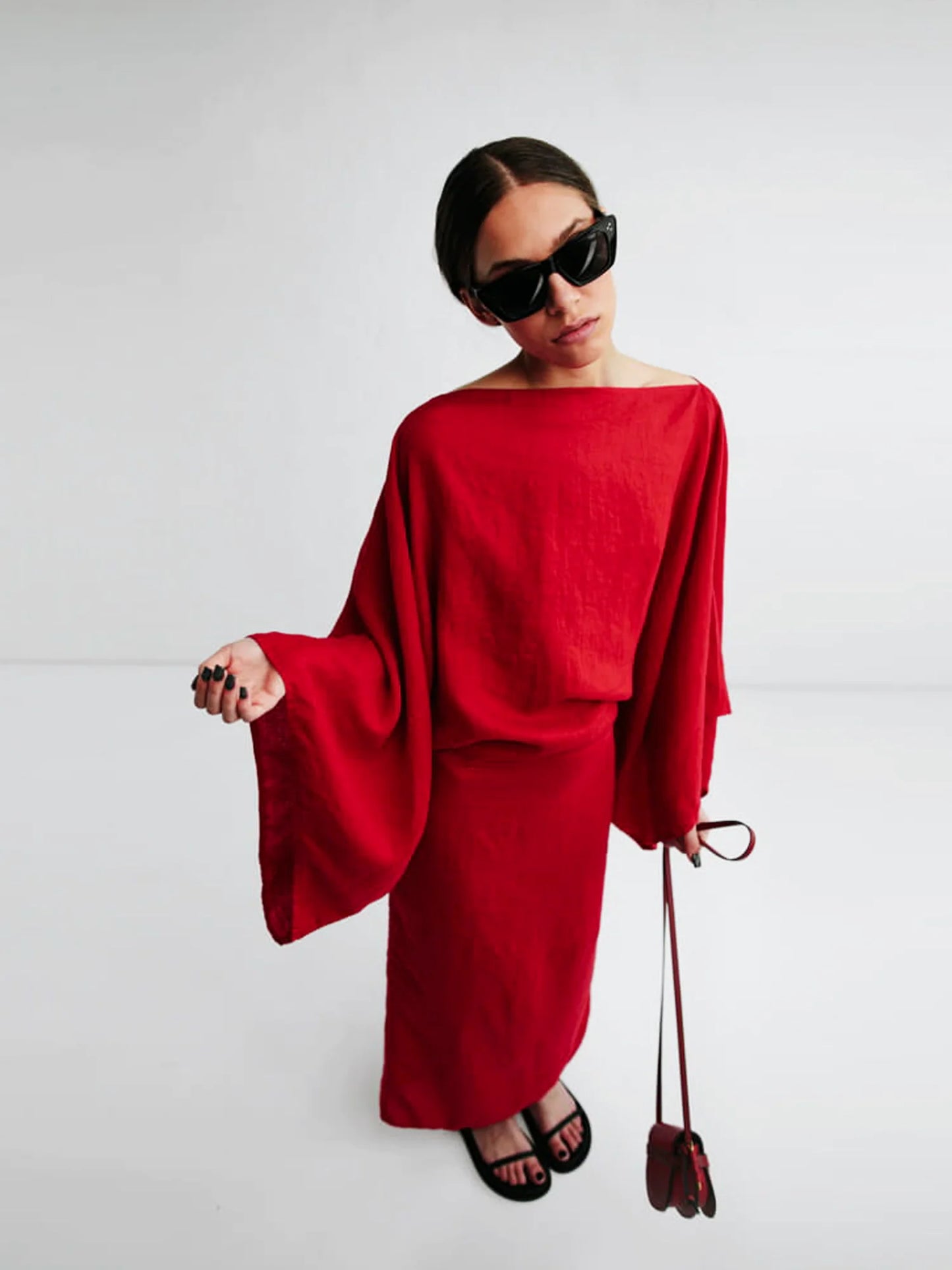 Ren - Linen Breeze Kimono Dress