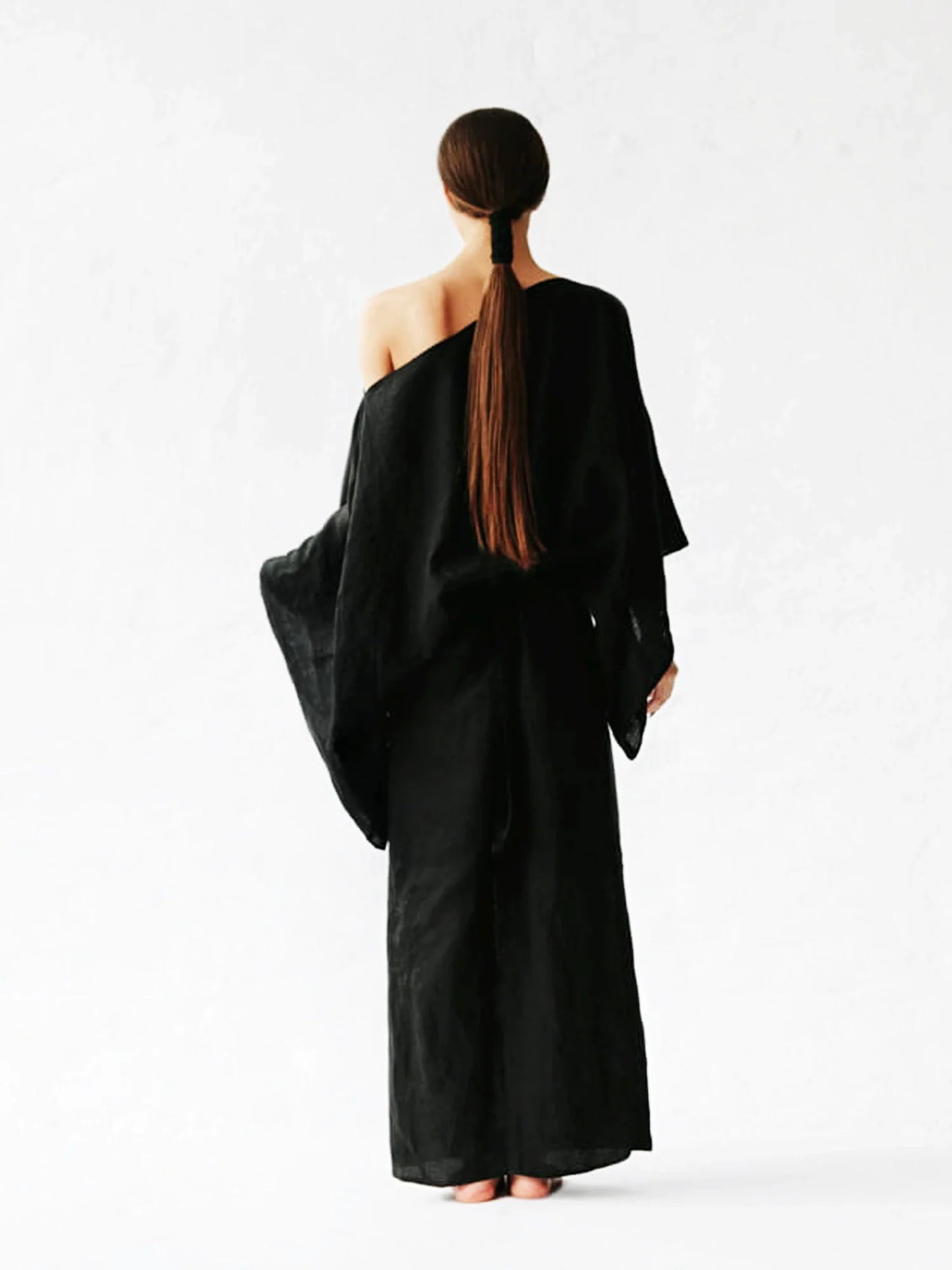 Ren - Linen Breeze Kimono Dress