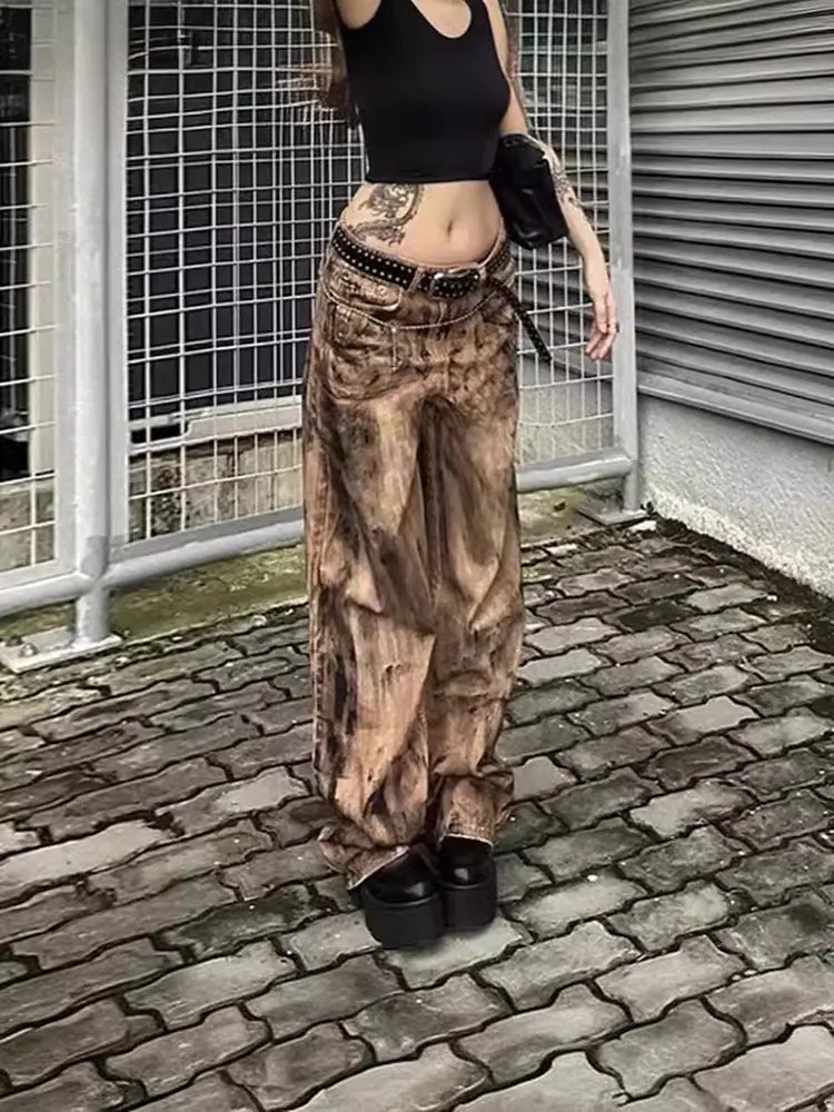 Nova - High-Waisted Street Cargo Jeans