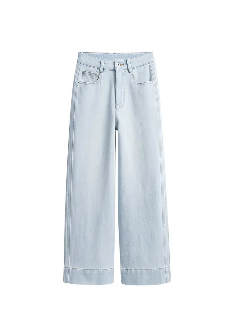 Ella – Wide-Leg Jeans With Slimming Patchwork