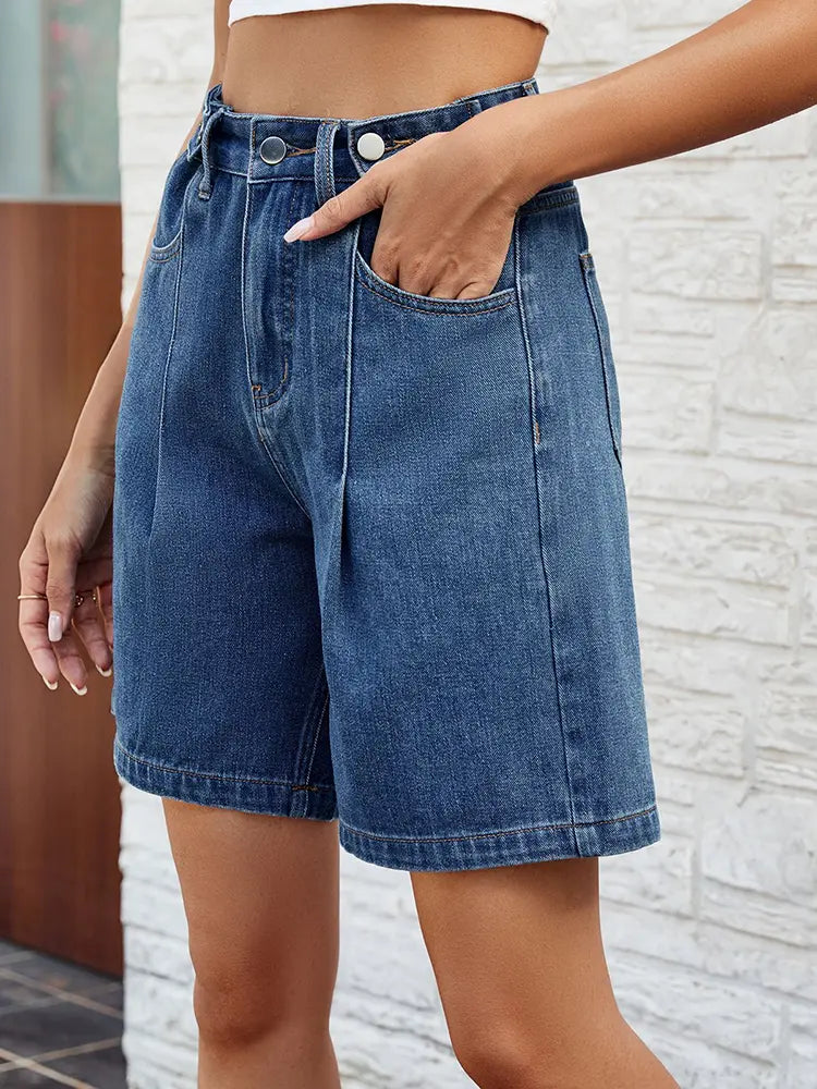Tessa – Bermuda Shorts With Adjustable Waist