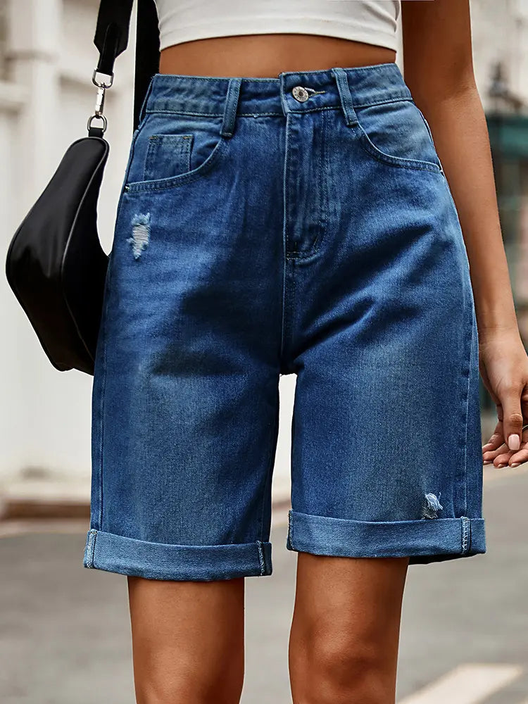 Daisy – Bermuda Denim Shorts With Laid-Back Comfort