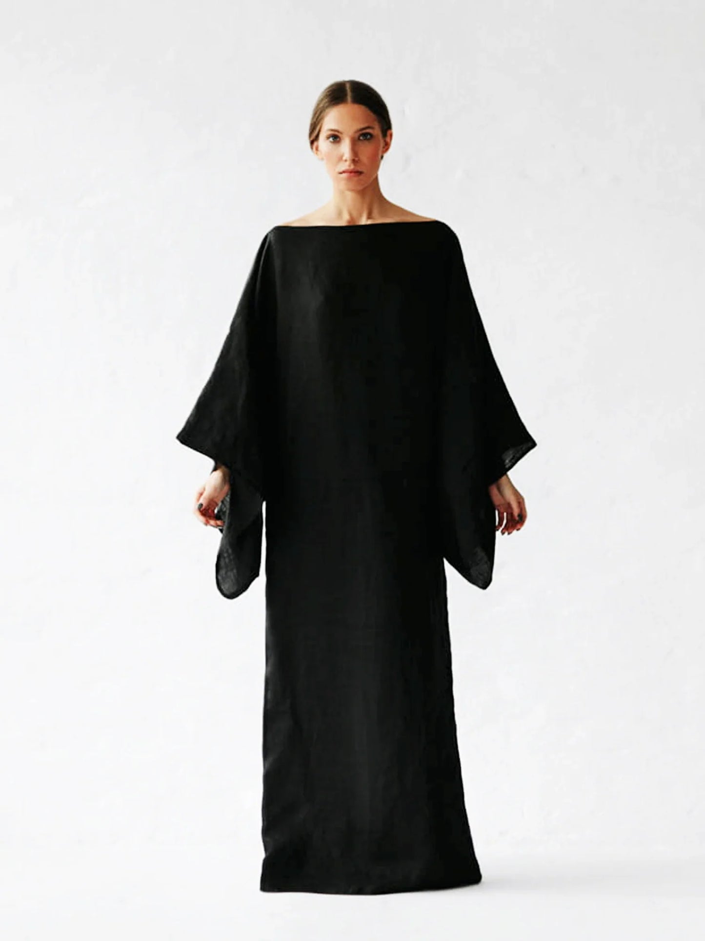 Ren - Linen Breeze Kimono Dress
