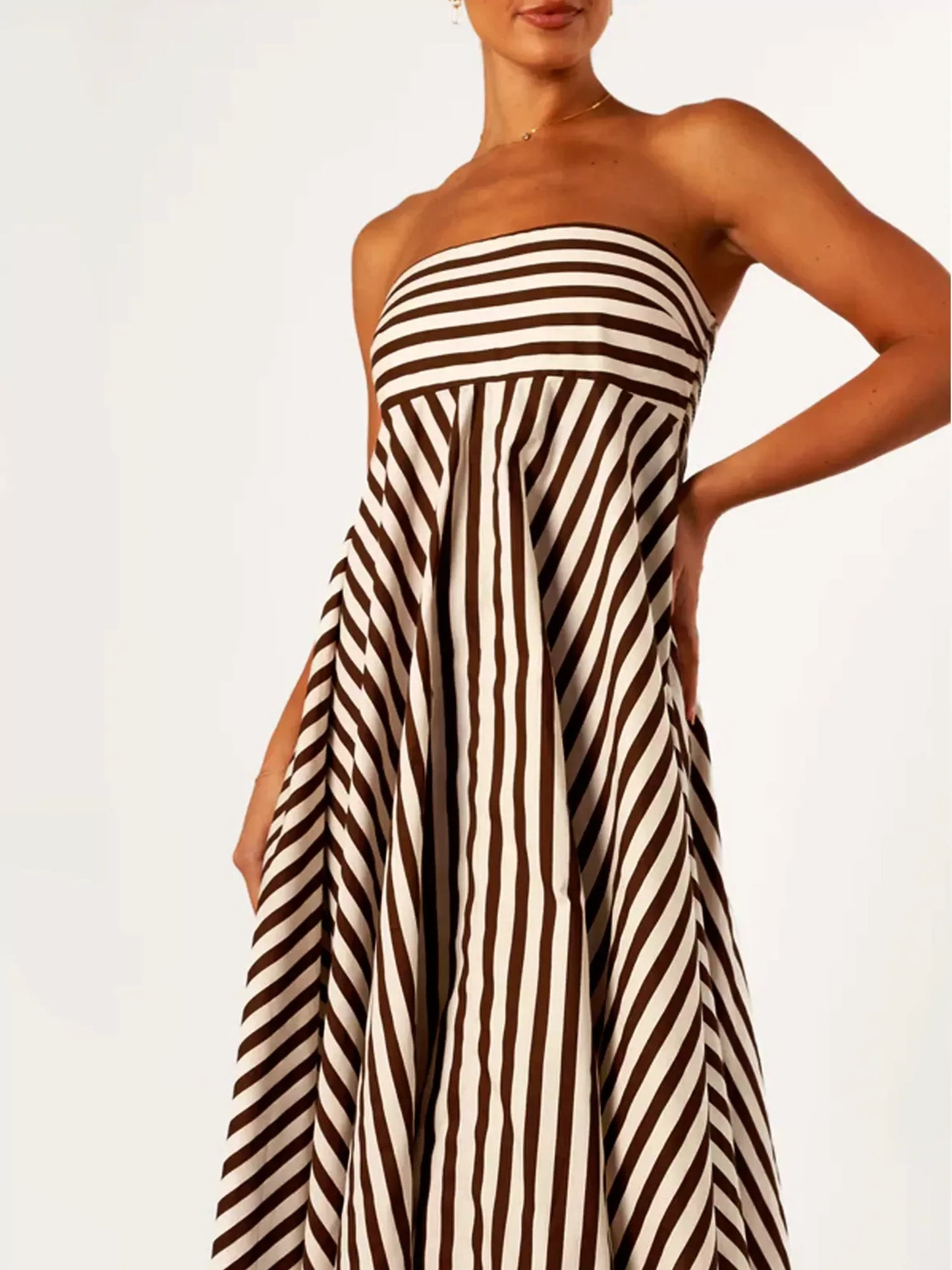 Luna - Ruched Back Maxi Dress