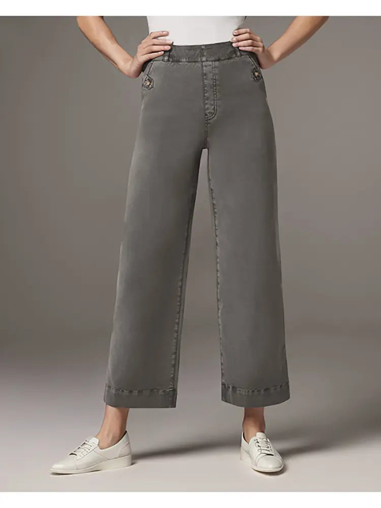 Elena – Wide-Leg Denim Pants With Stretch Comfort