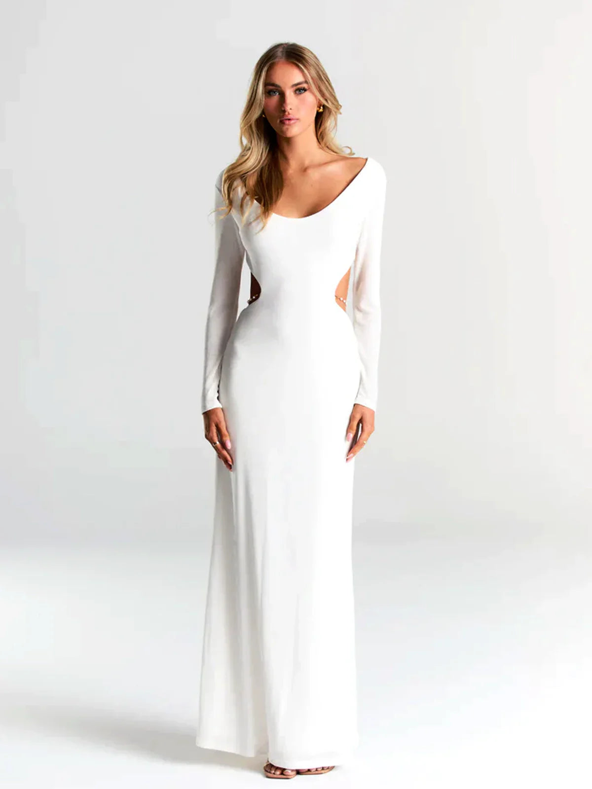 Vivienne - Pearl Back Maxi Dress - Airnori