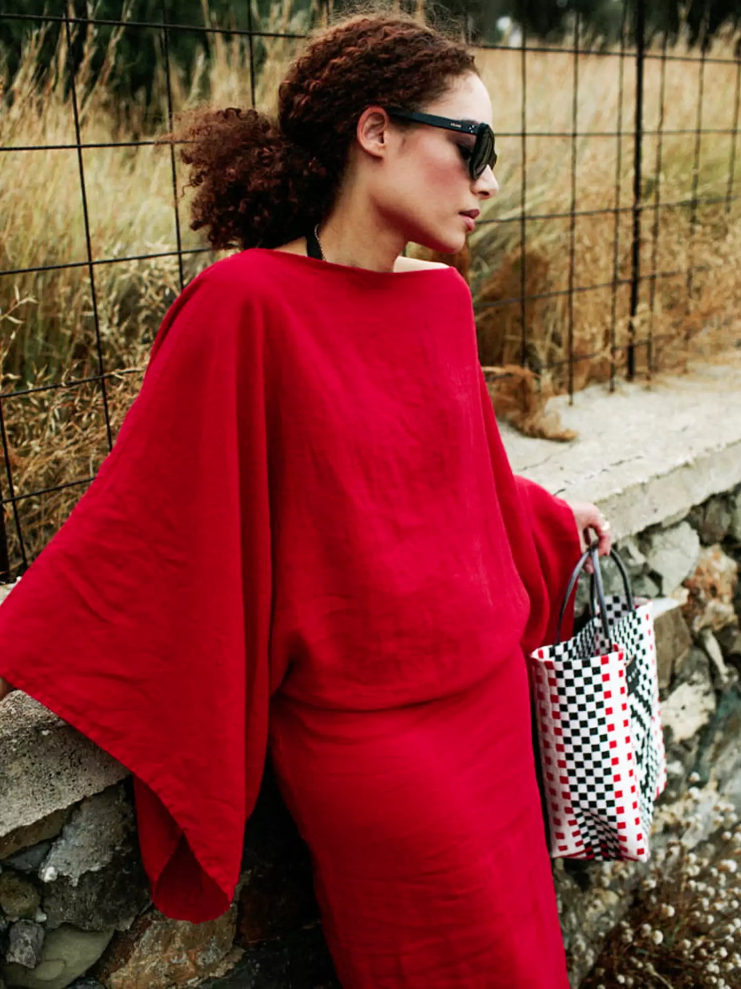 Ren - Linen Breeze Kimono Dress