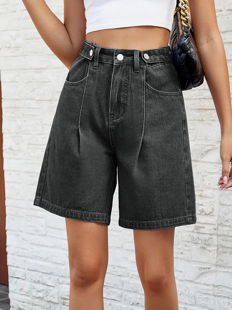 Tessa – Bermuda Shorts With Adjustable Waist