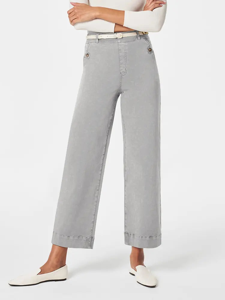 Elena – Wide-Leg Denim Pants With Stretch Comfort