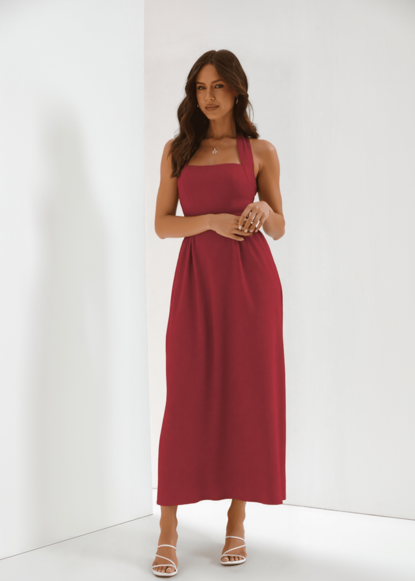 Caden – Effortless Halter Maxi Dress