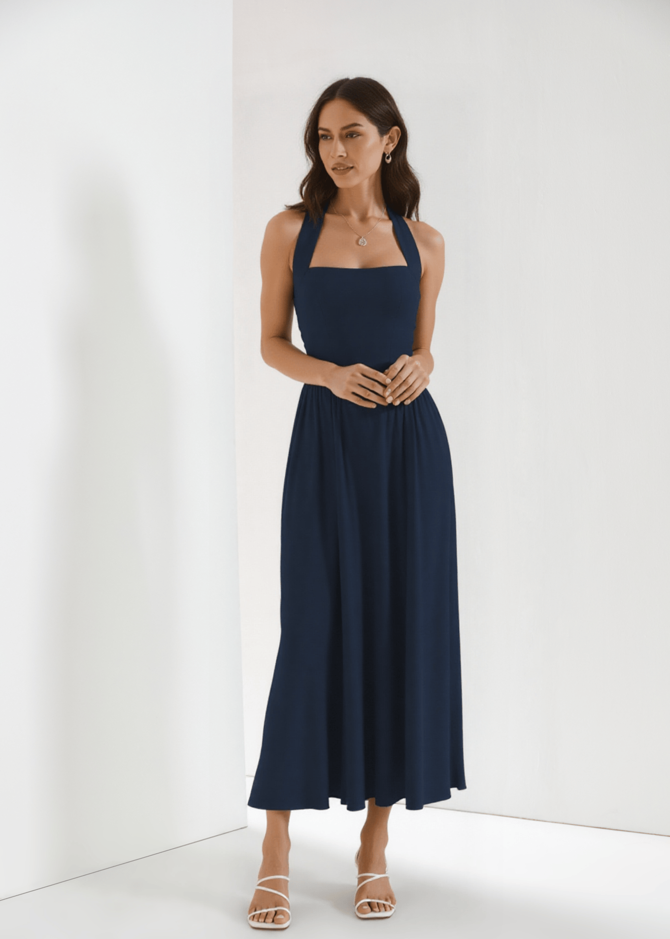Caden – Effortless Halter Maxi Dress
