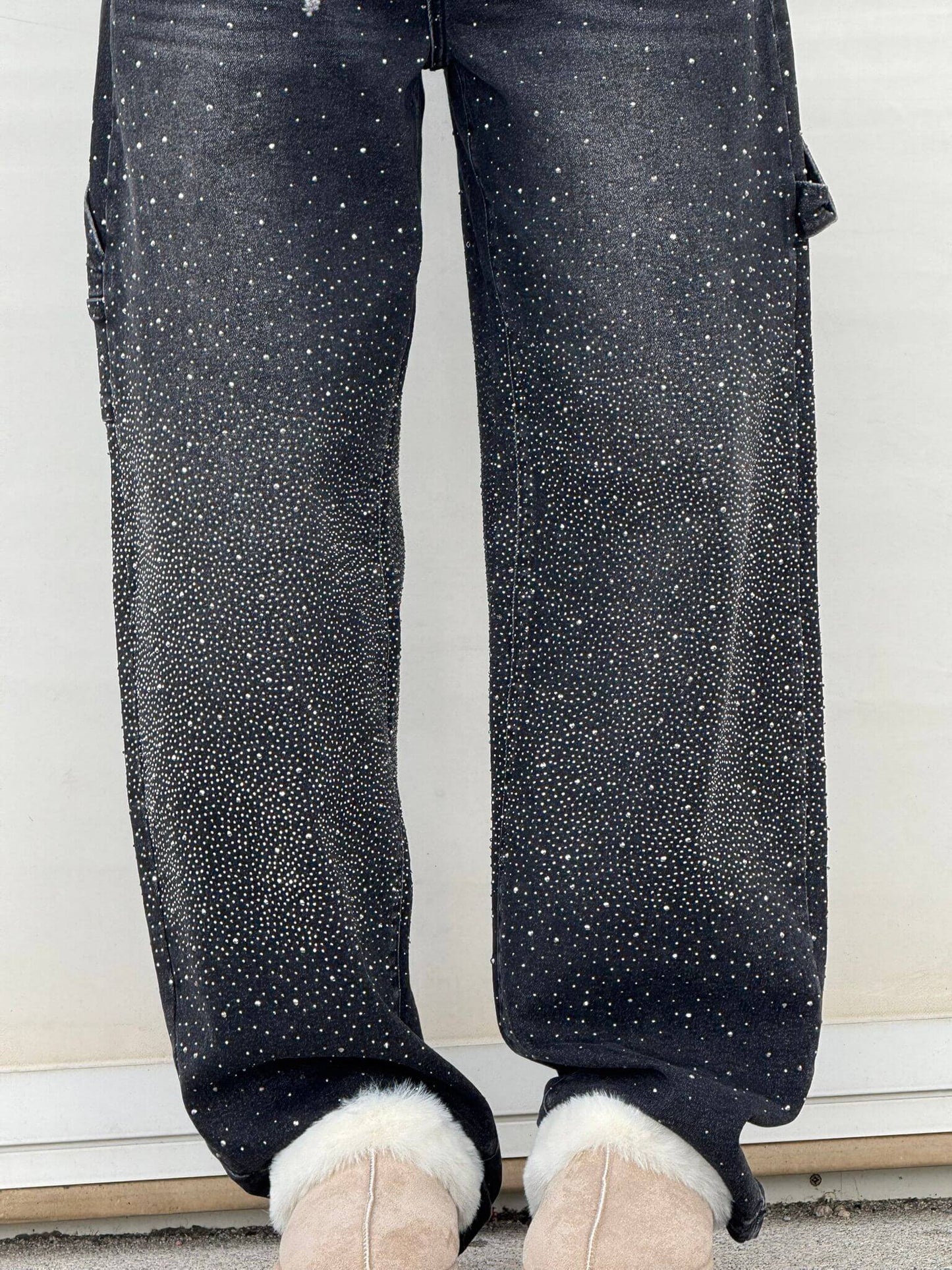 Starlit Shine Balloon Carpenter Denim Jeans