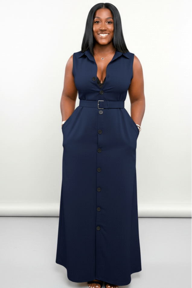 Linda - Elegant Flow Maxi Dress