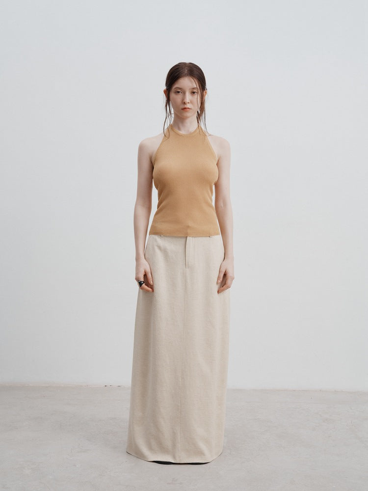 Luxury Casual High-Waisted Skirt