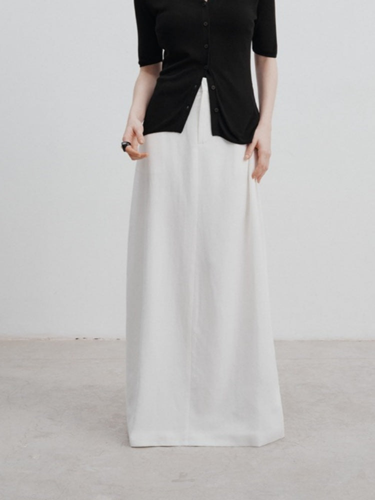 Luxury Casual High-Waisted Skirt