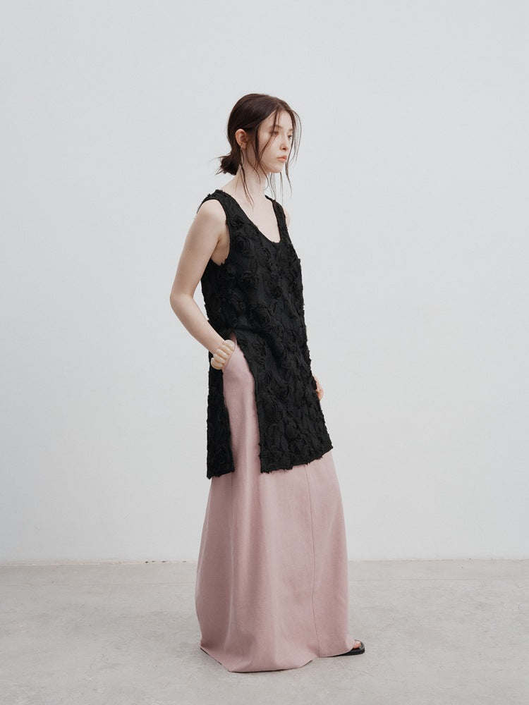 Luxury Casual High-Waisted Skirt