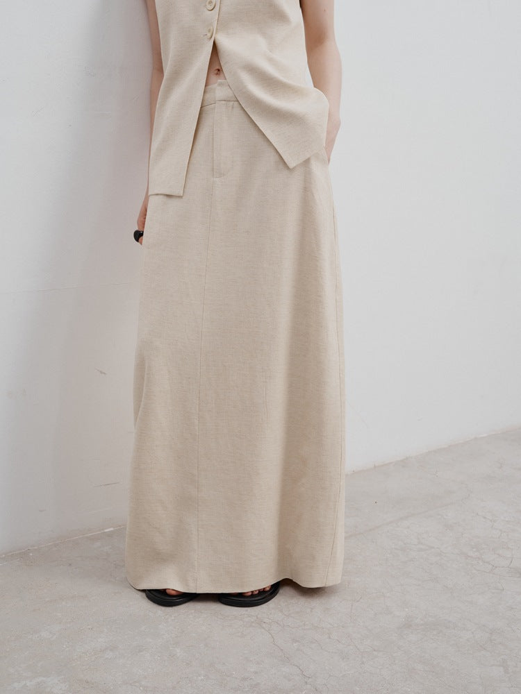 Luxury Casual High-Waisted Skirt