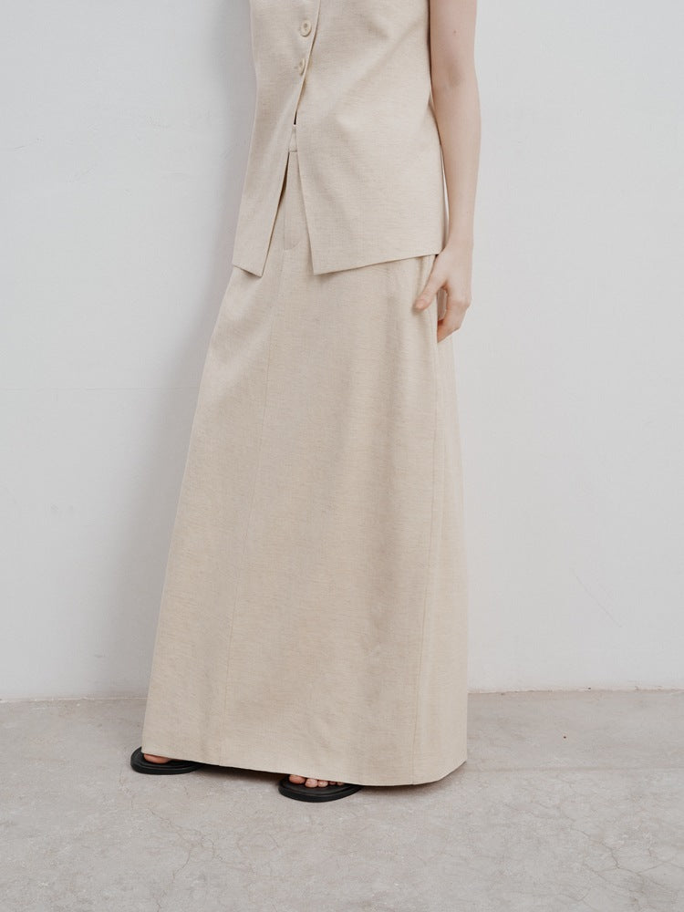Luxury Casual High-Waisted Skirt