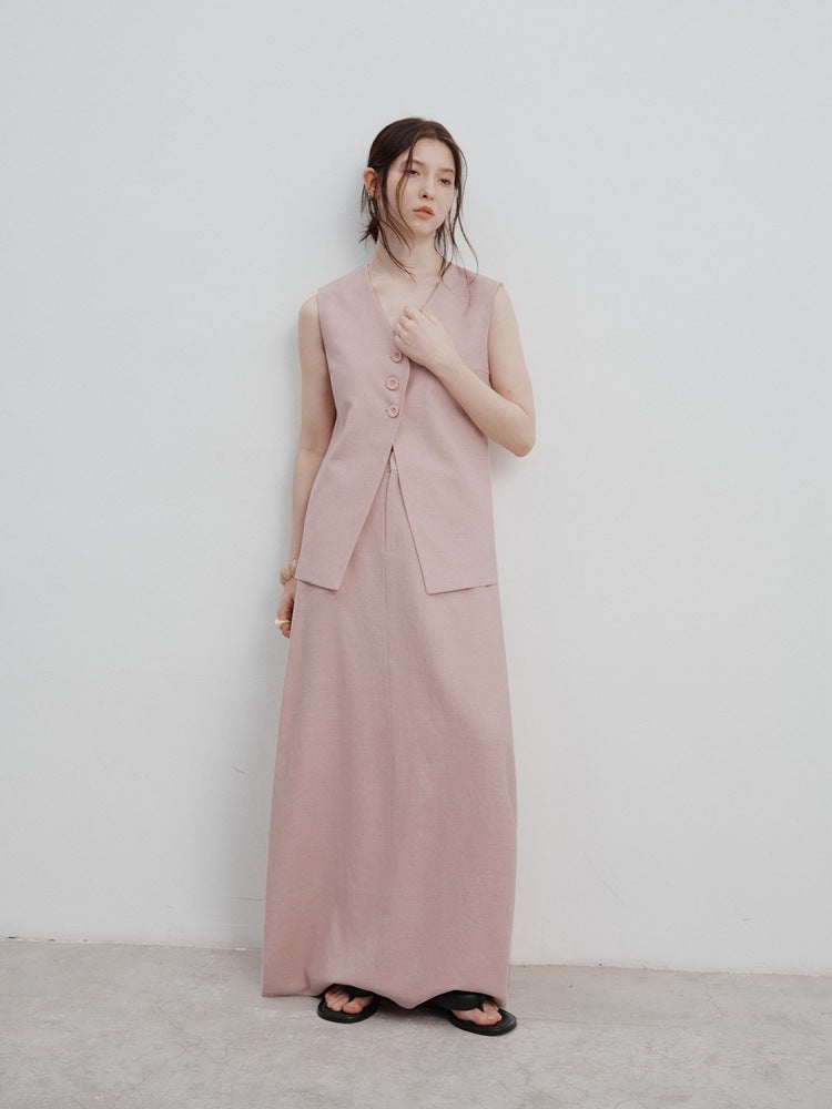 Luxury Casual High-Waisted Skirt