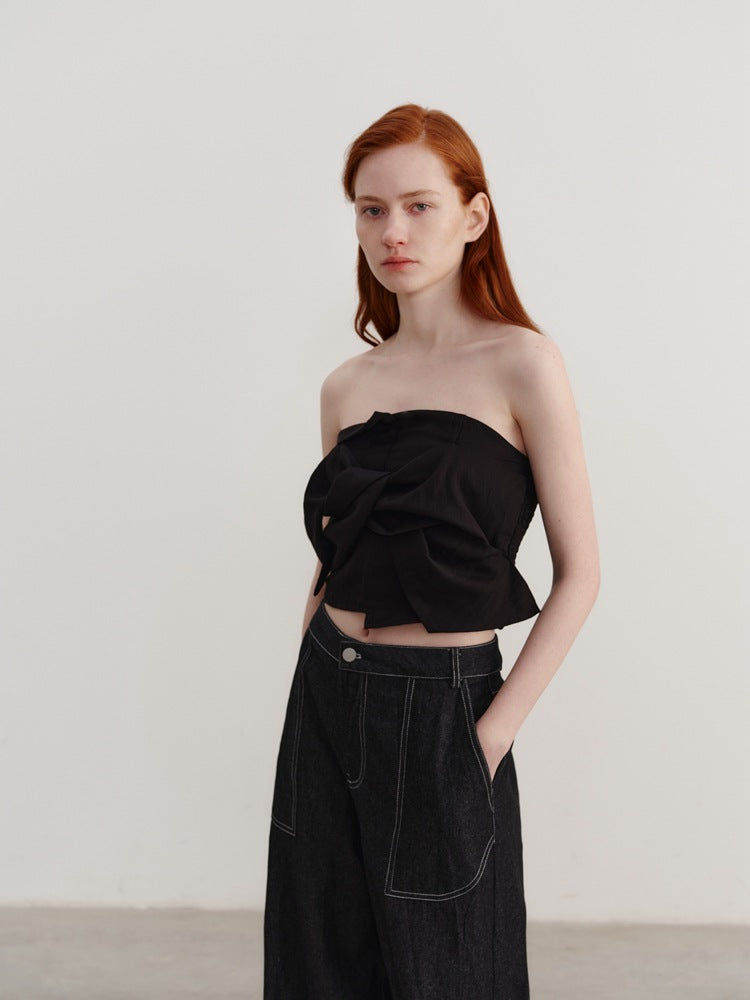 Tencel Off-Shoulder Top