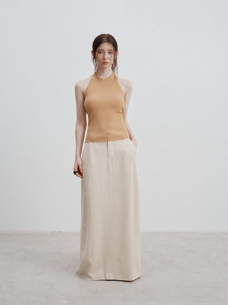 Luxury Casual High-Waisted Skirt