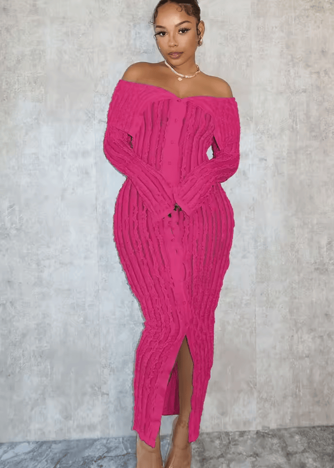 Olyda Off Shoulder Mesh Dress
