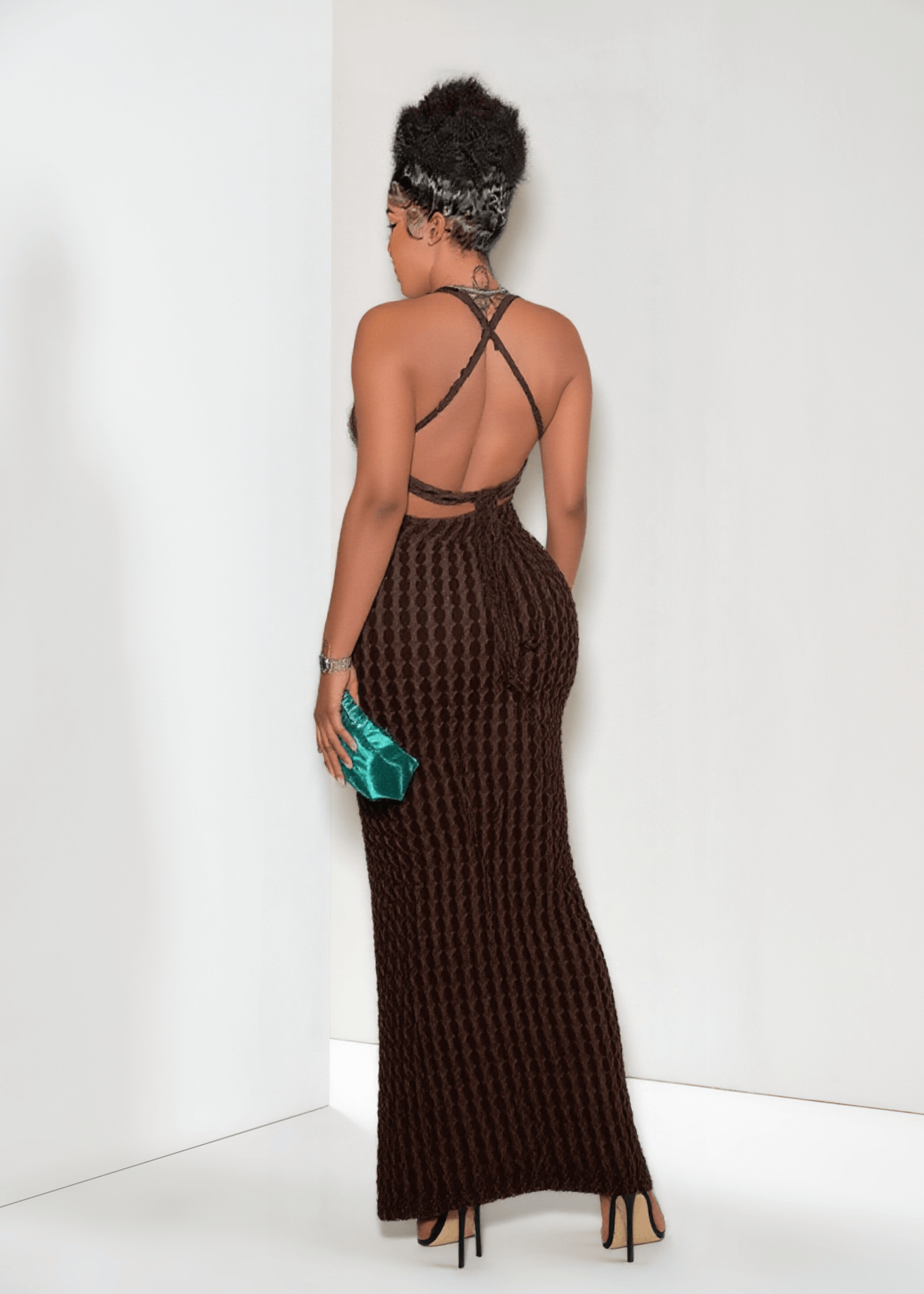 RADIANT HALTER MAXI