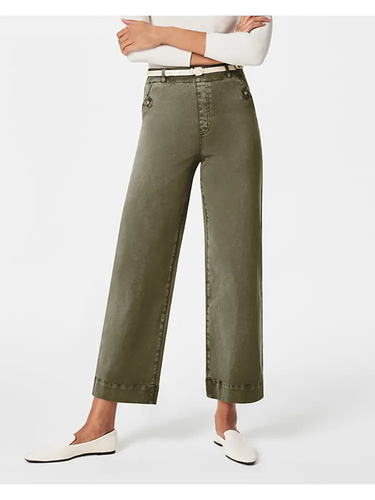 Elena – Wide-Leg Denim Pants With Stretch Comfort