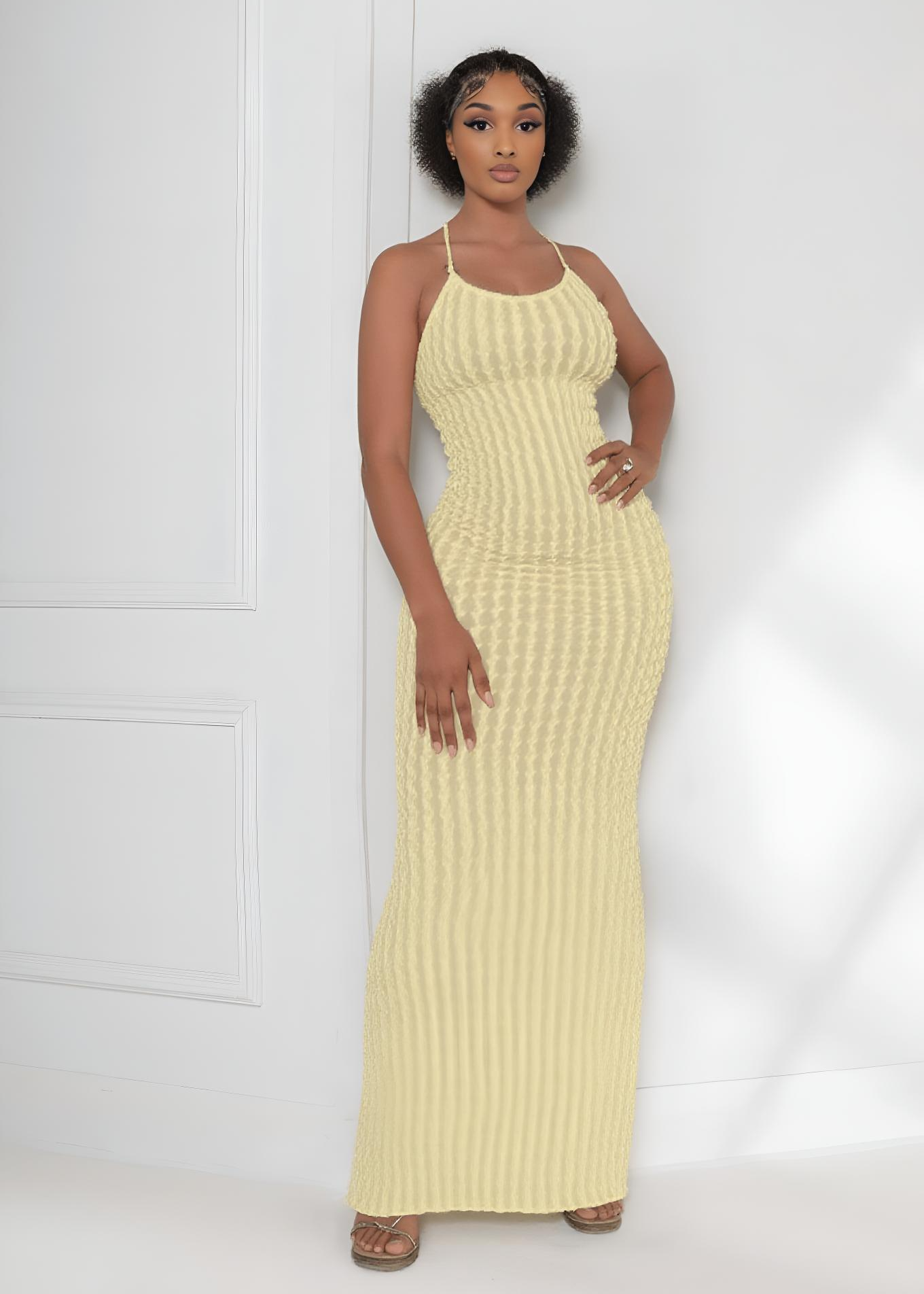 RADIANT HALTER MAXI