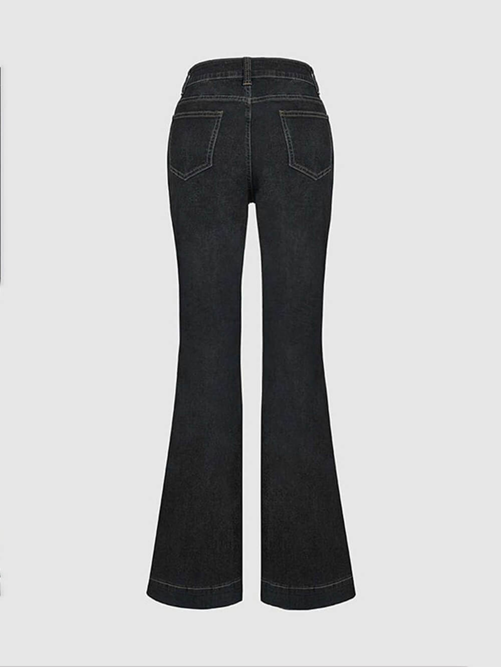 Sophia - High-Waisted Patchwork Flared Jeans