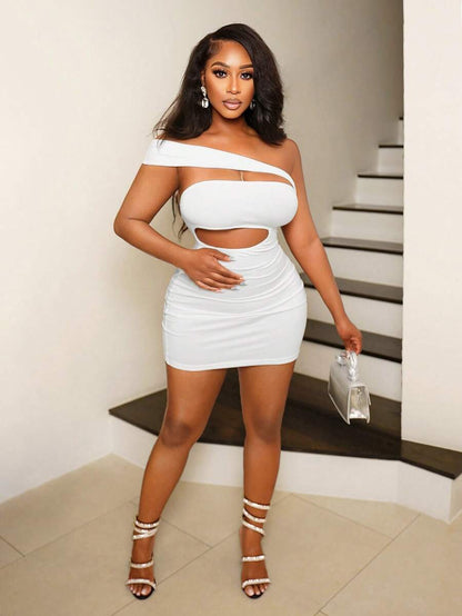 White Curve Cutout Mini