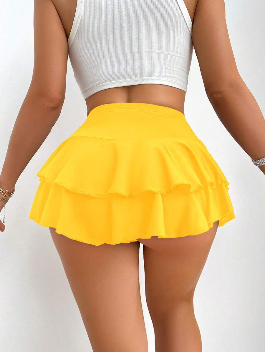 Flirty Ruffle Skort